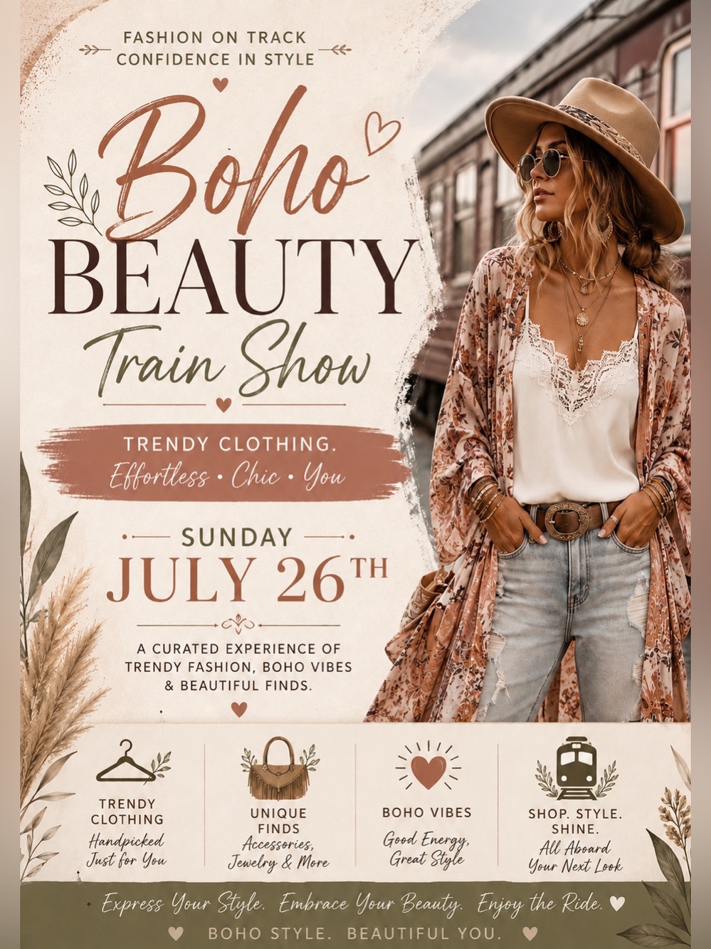 HOT MAMA : Style Stop Shop Monthly Train Show Flyer! - Picture 3 of 5
